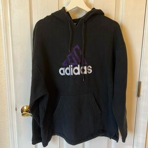 Vintage Adidas unisex hoodie in size medium